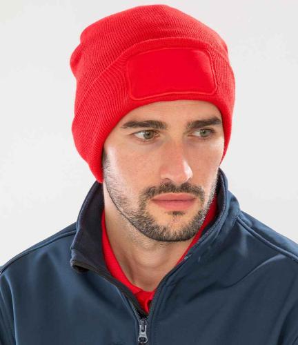 Result Genuine Recycled Thinsulate? Printers Beanie - RED - ONE